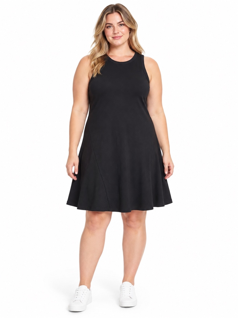 A New Day Black Sleeveless Fit & Flare Dress – Women’s XL